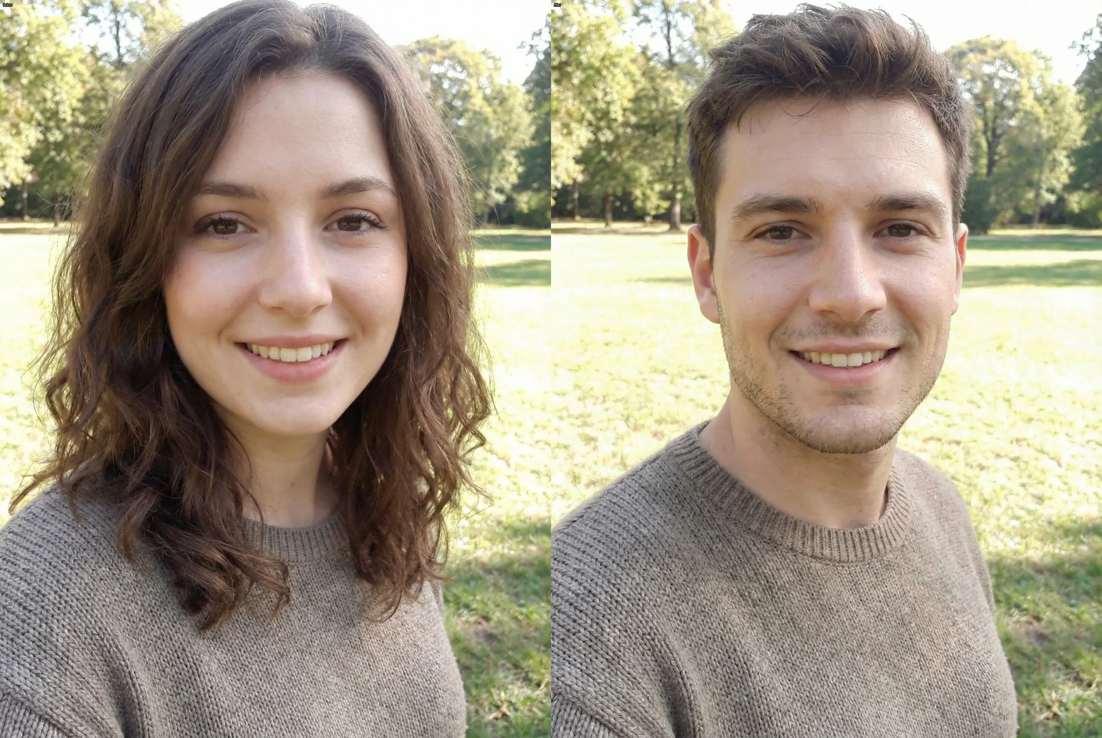 Gender Swap Filter Online - Free AI Gender Swap