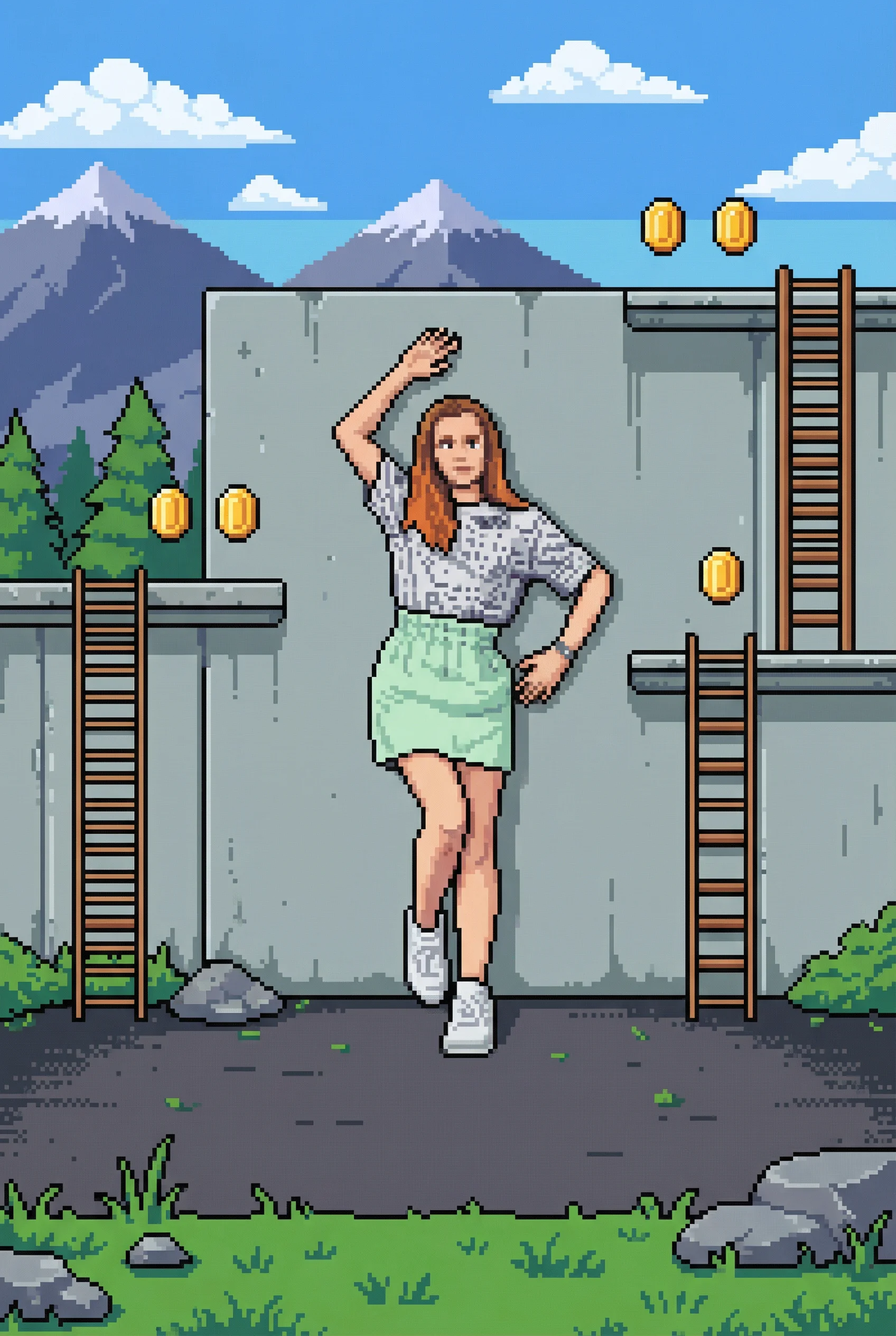 16-bit Video Game Character