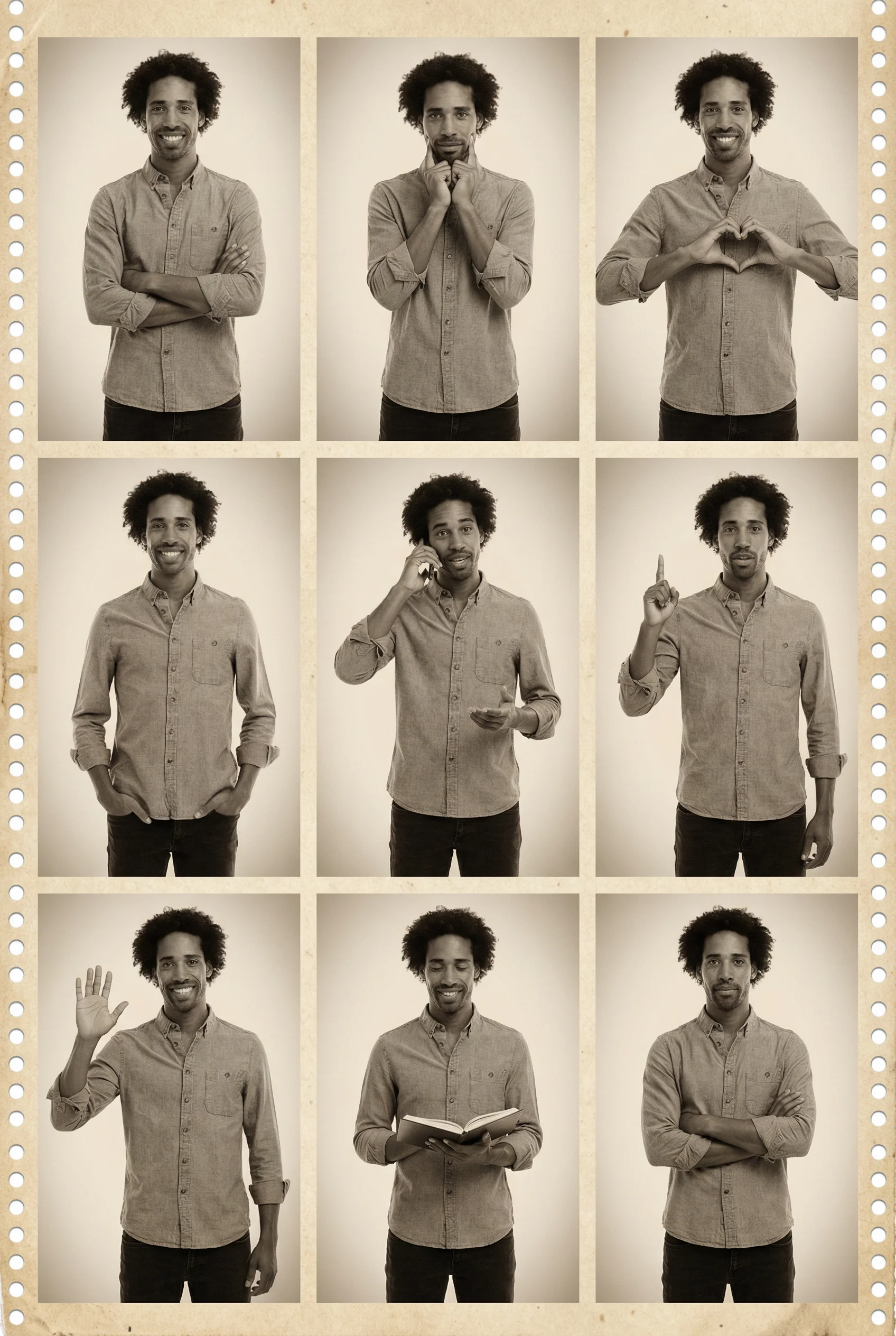 Make 3x3 Photo Booth Grid