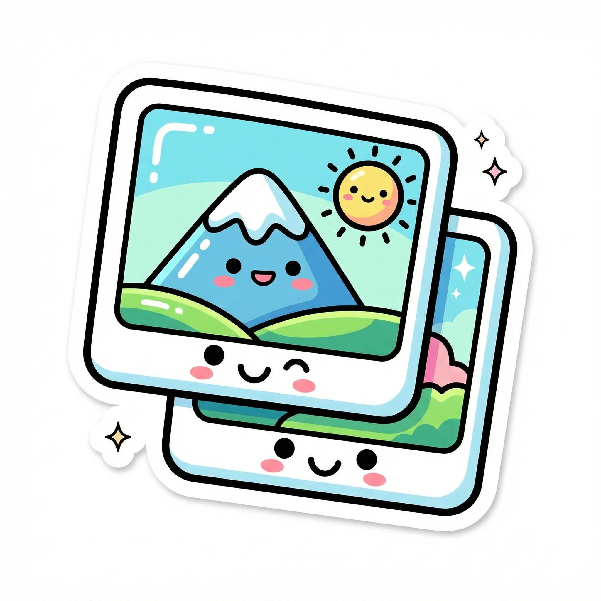 Stylized illustrations & stickers
